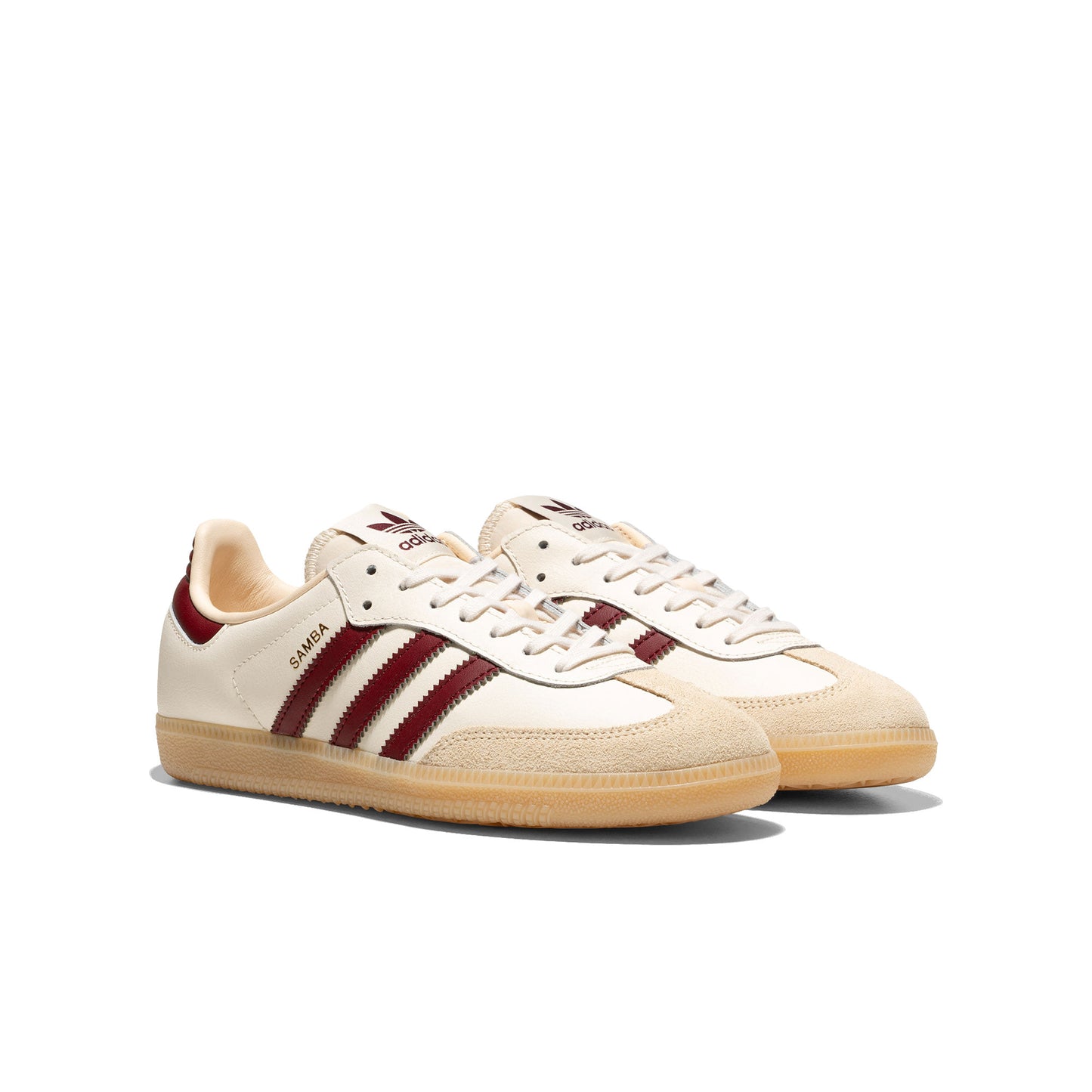 Adidas Originals Samba OG J Wonder White/Shadow Red/Gum - JQ8554