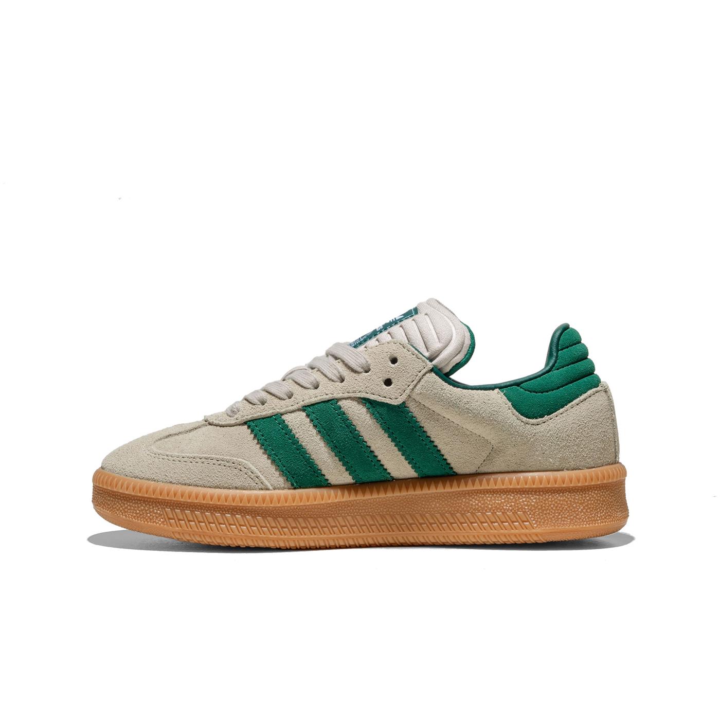 Adidas Originals Samba XLG J Putty Grey/Collegiate Green/Gum - JQ9886