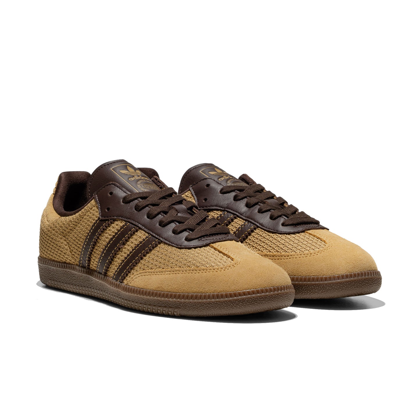 Adidas Originals Samba OG Golden Beige/Dark Brown/Gum - JR0884