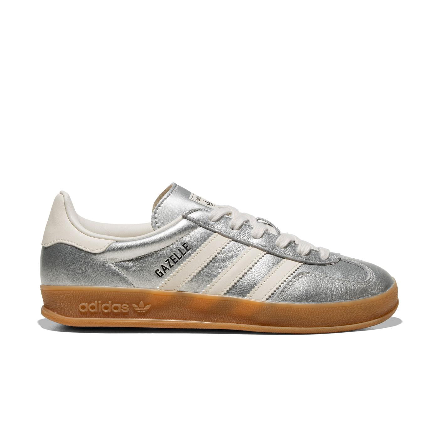 Adidas Originals Gazelle Indoor Silver Metallic/Core White - JR1206