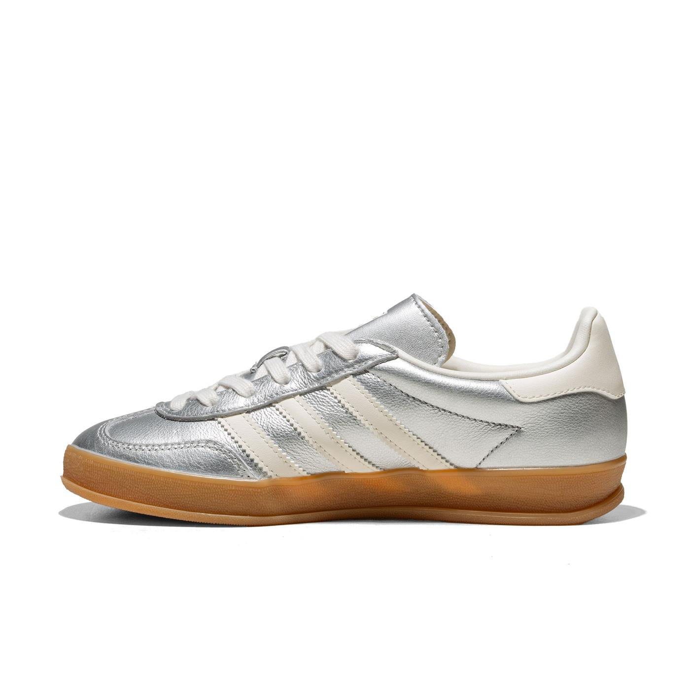 Adidas Originals Gazelle Indoor Silver Metallic/Core White - JR1206