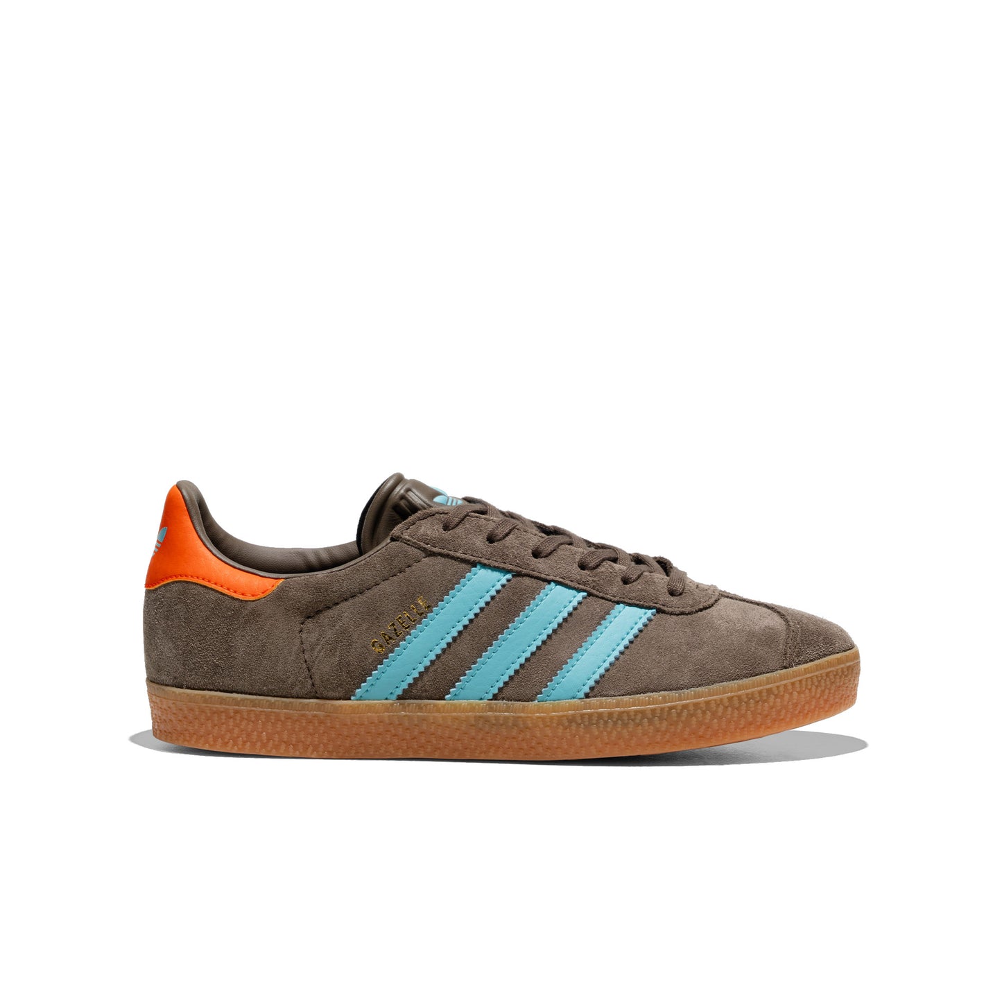Adidas Originals Gazelle J Cargo Brown/Blue Glow/Orange - JR5942
