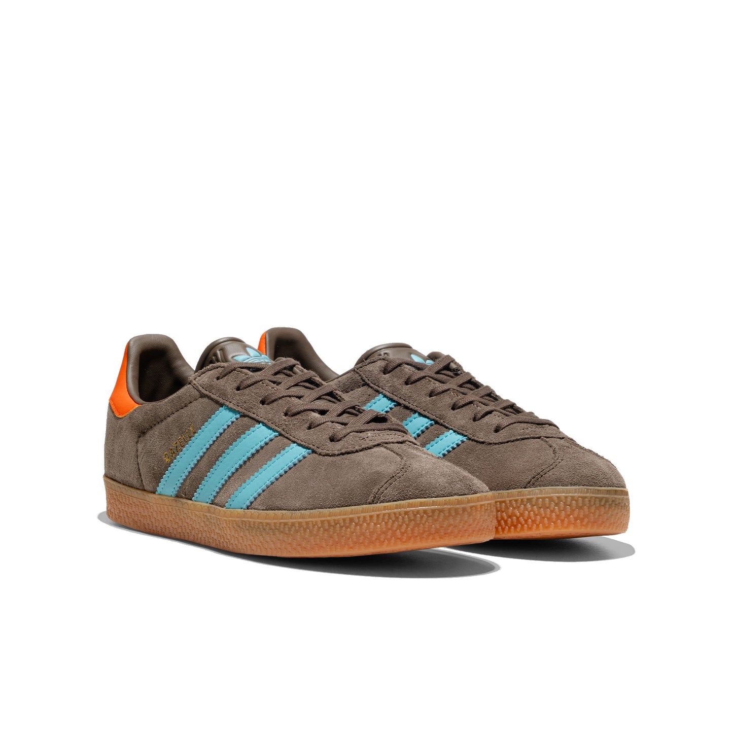 Adidas Originals Gazelle J Cargo Brown/Blue Glow/Orange - JR5942