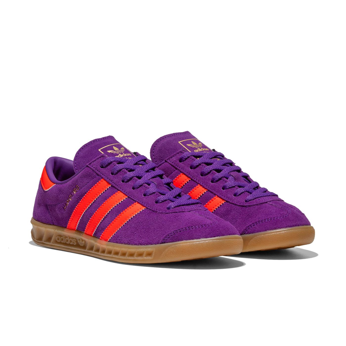Adidas Originals Hamburg W Active Purple/Solar Red/Gold Met - JS0679