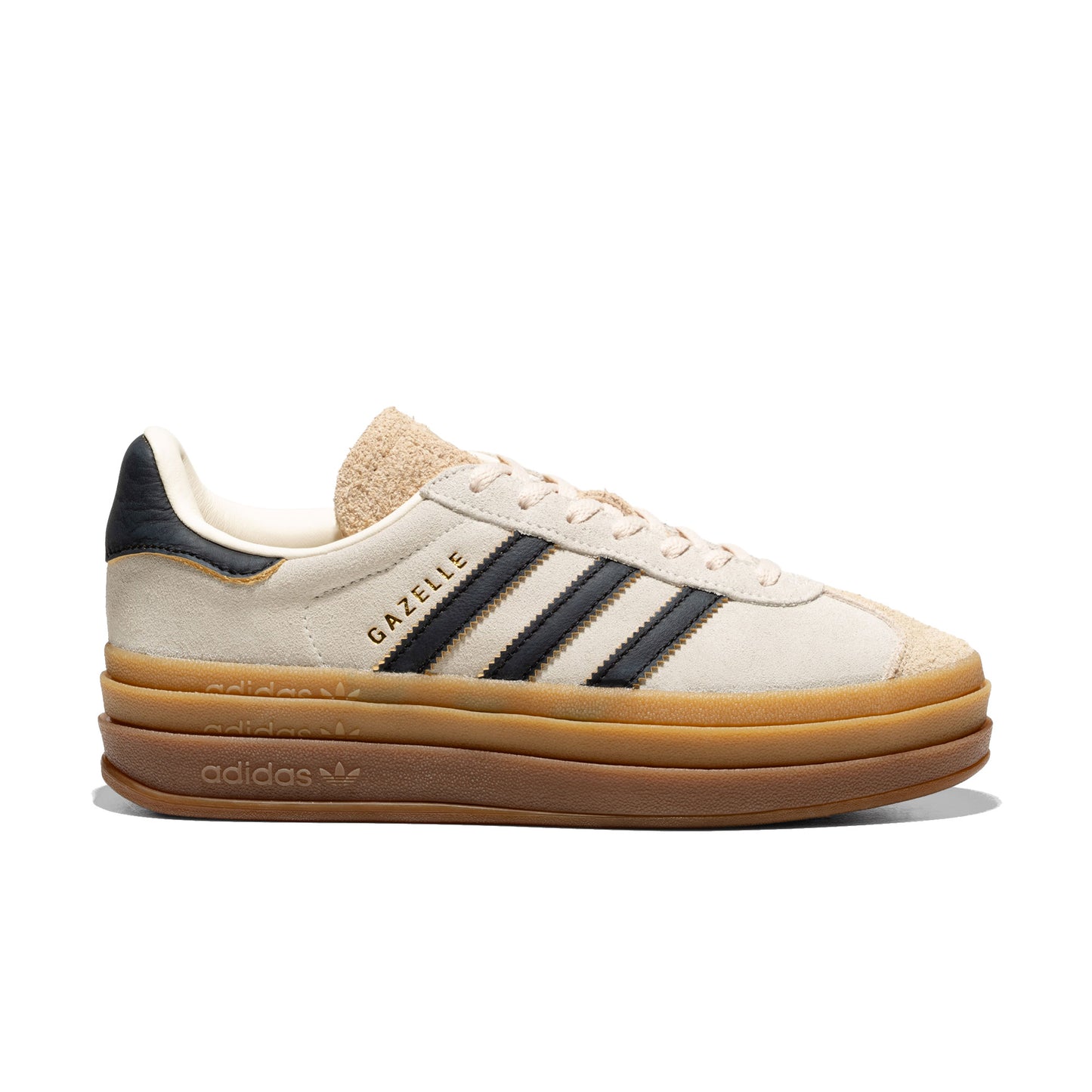 Adidas Originals Gazelle Bold W Cream White/Core Black/Sand - JS3892