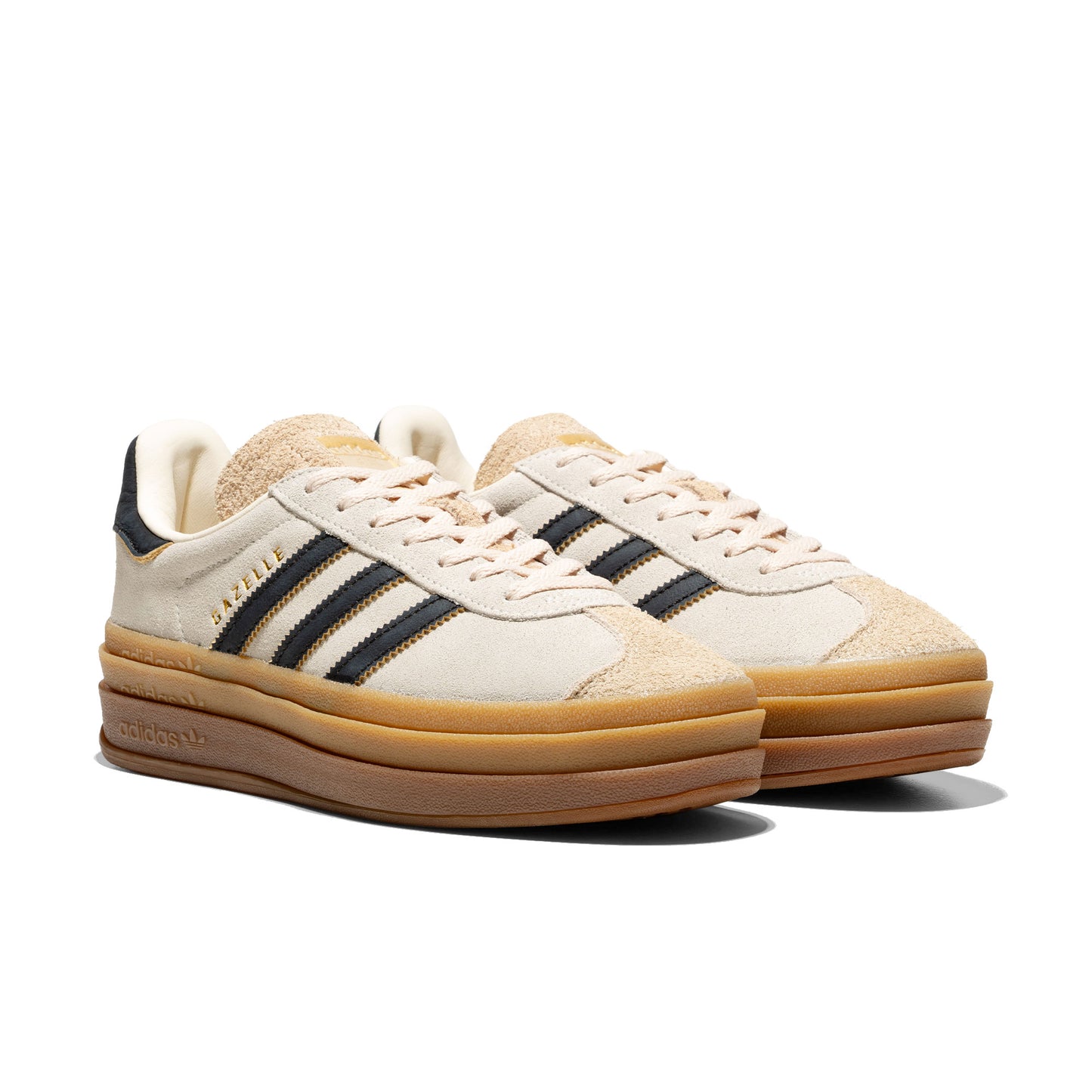 Adidas Originals Gazelle Bold W Cream White/Core Black/Sand - JS3892