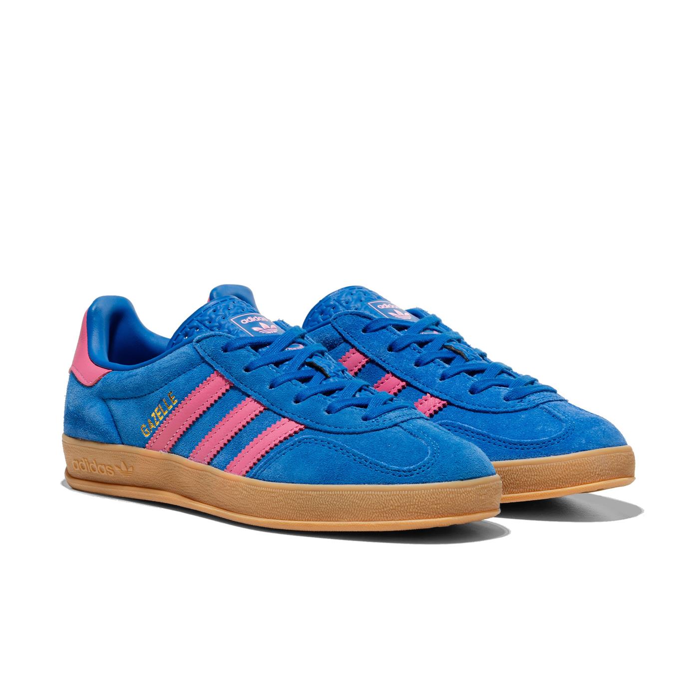 Adidas Originals Gazelle Indoor Blue/Bliss Pink/Gum - JS4144