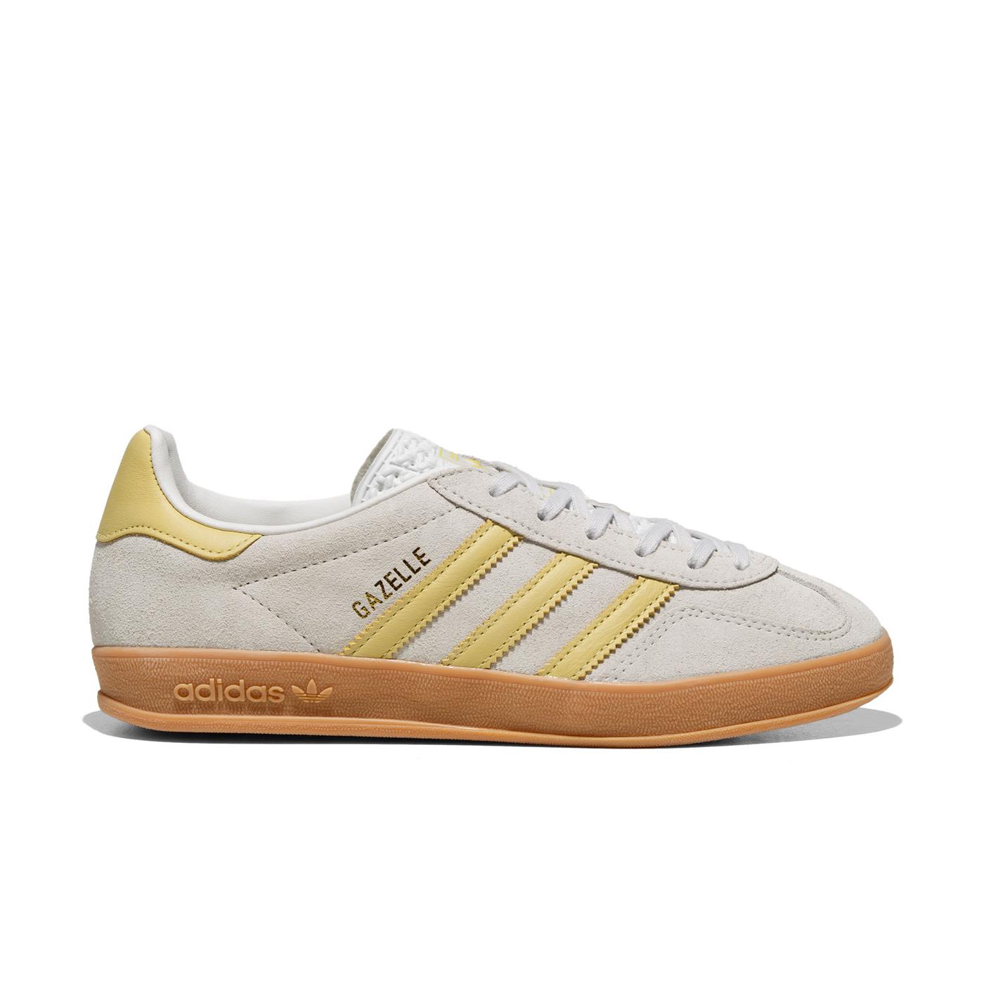 Adidas Originals Gazelle Indoor Grey One/Power Yellow/Gum - JS4145