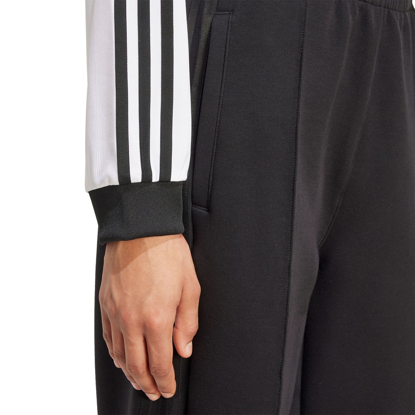 Adidas Originals Jacquard LS Top White/Black - JV9740