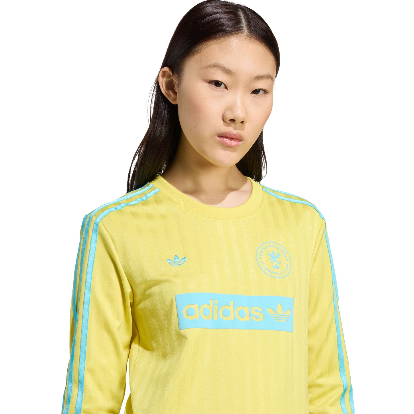 Adidas Originals Footie Longsleeve Pure Sulfur - JW2561