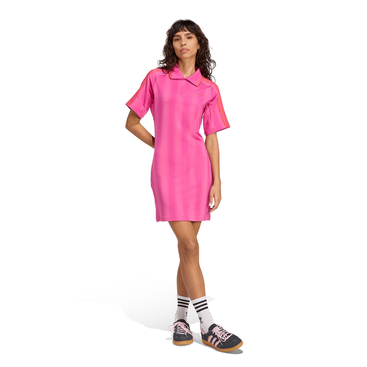 Adidas Originals Footie Dress Semi Lucid Fuchsia - JW6013