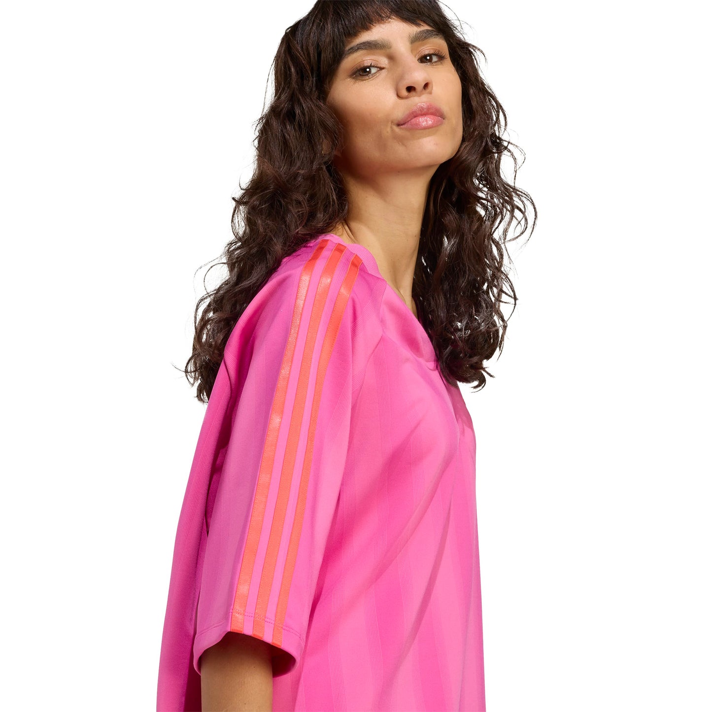 Adidas Originals Linear Tee Semi Lucid Fuchsia - JW6021