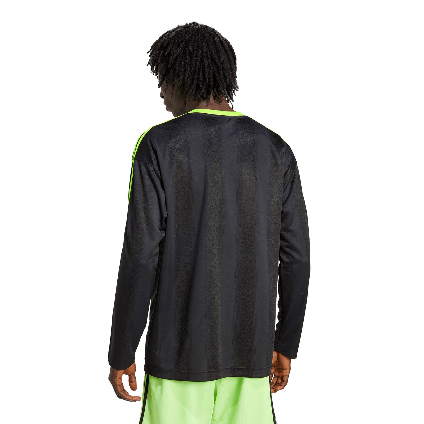 Adidas Originals Jacquard Jersey LS Black/Signal Green