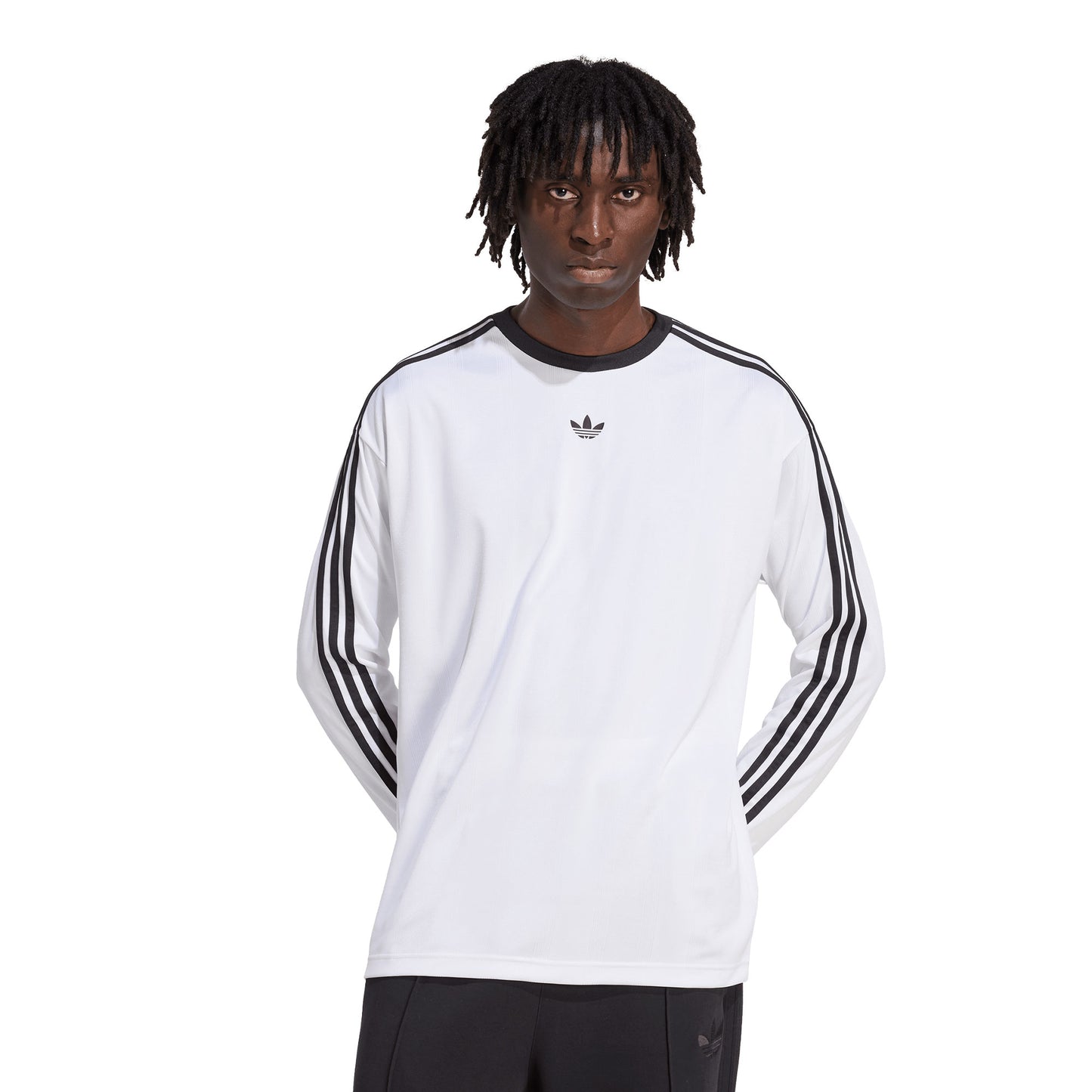 Adidas Originals Jacquard Jersey LS White/Black - JX1519