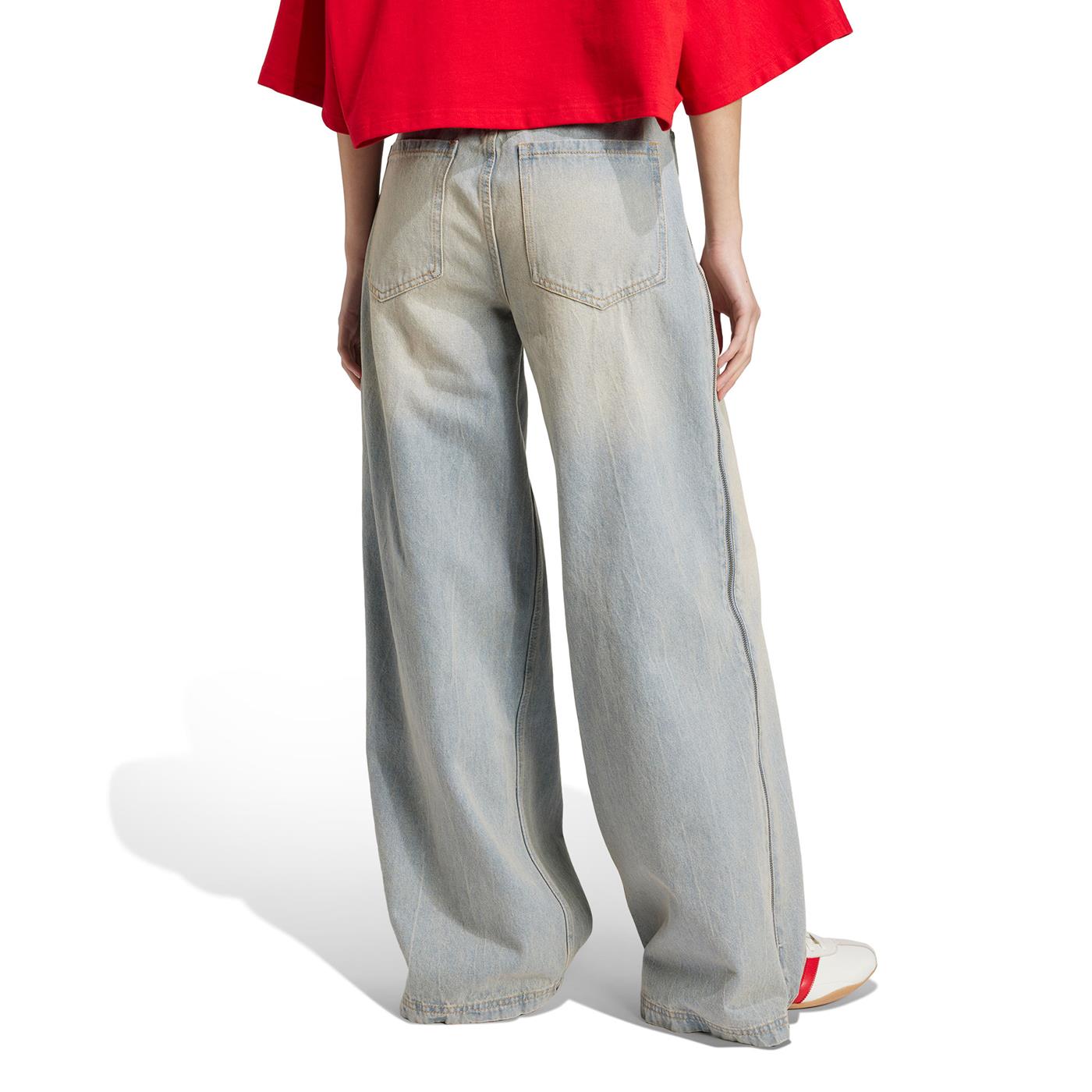 Adidas Originals Denim Zip Pant Light Denim - JX9210