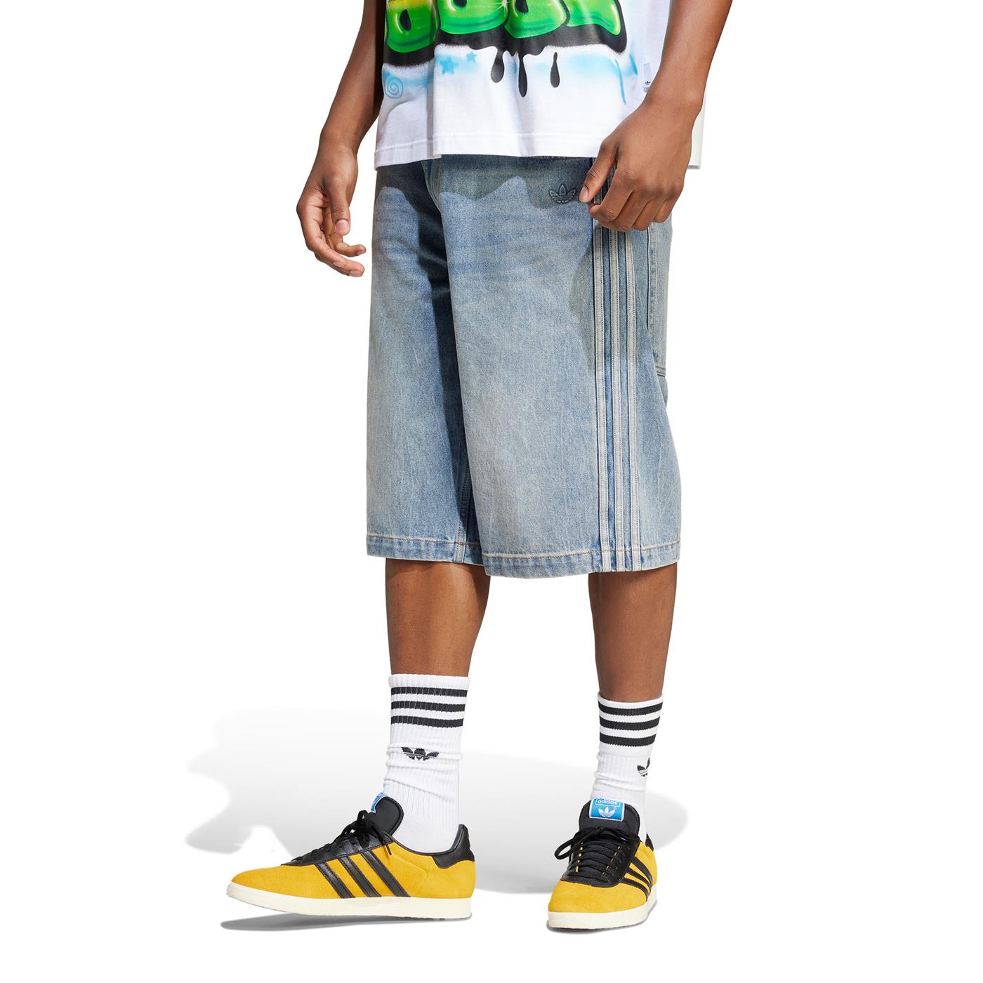 Adidas Originals Denim Shorts Indigo Denim - JY6290