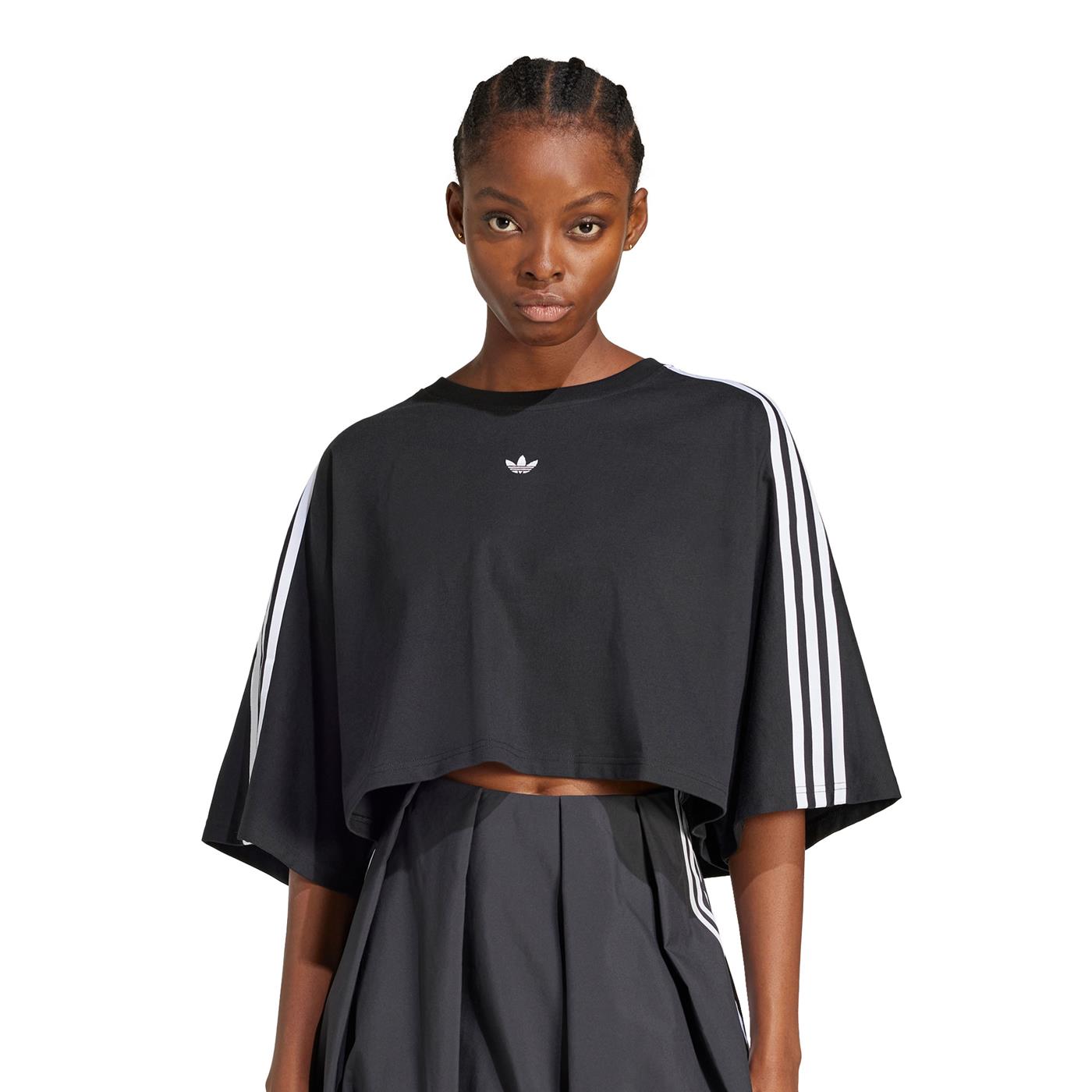 Adidas Originals Boxy Tee Black  - JY8884