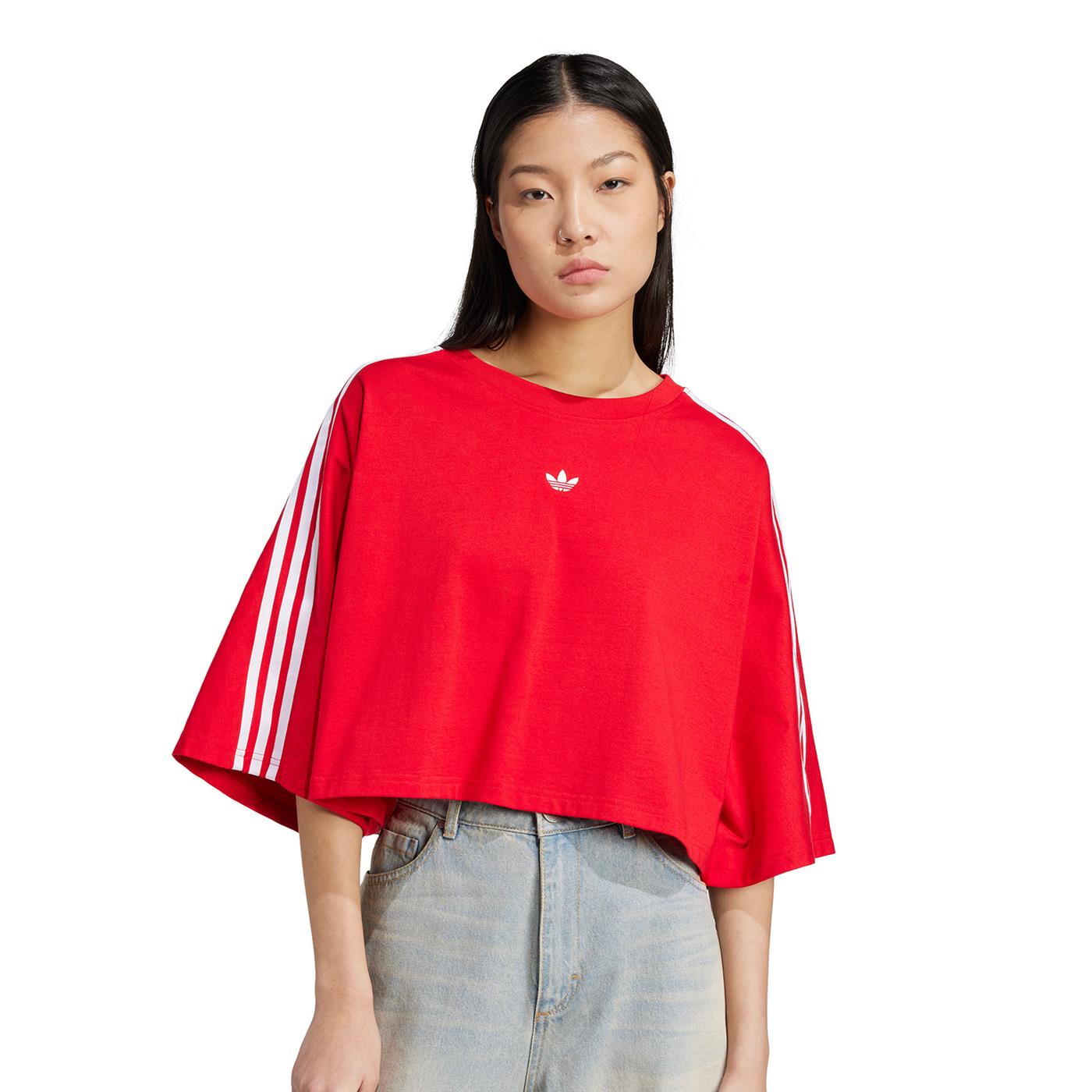 Adidas Originals Boxy Tee Better Scarlet  - JY8885