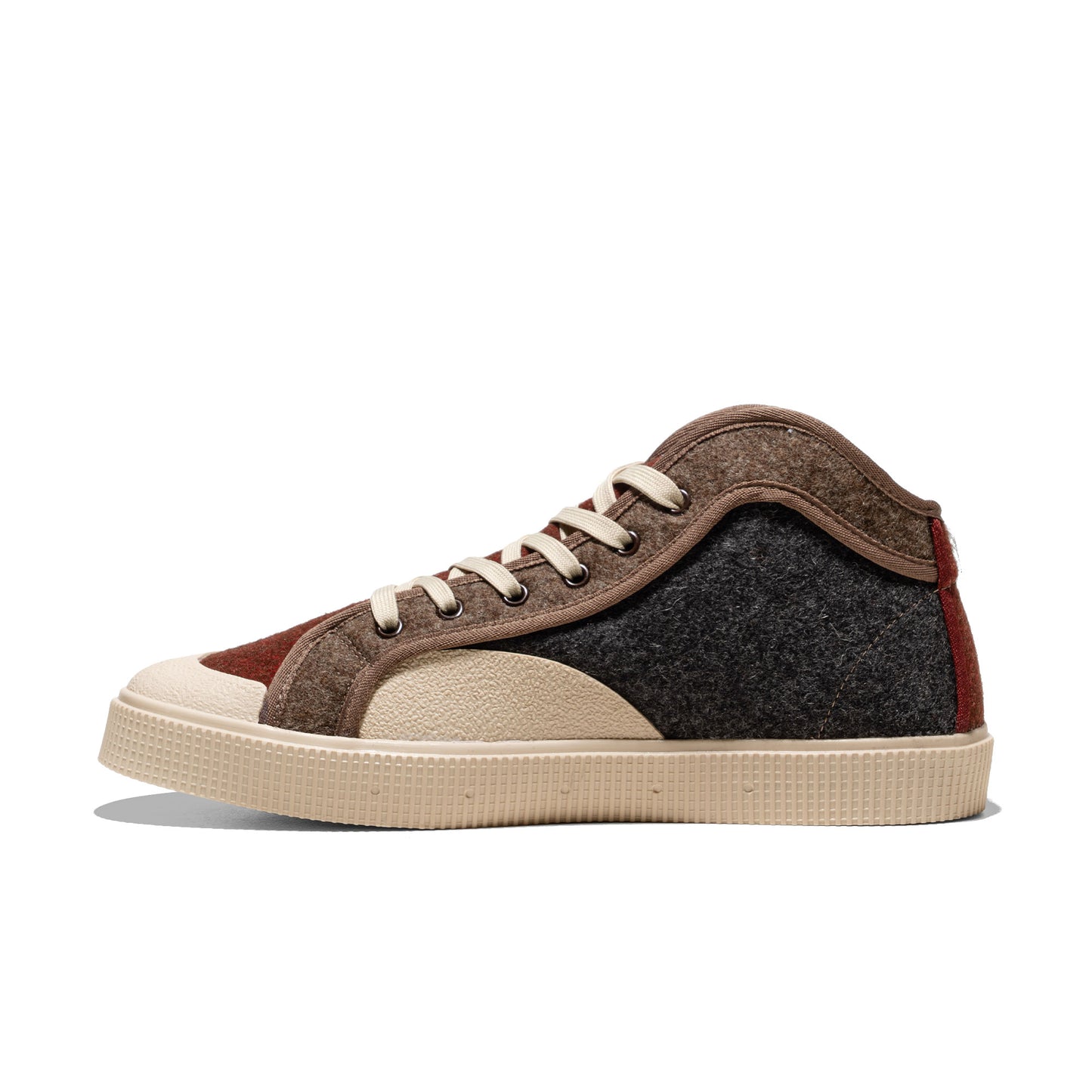 Sanjo K100 Burel Dark Grey Multicolor - K100-BUR-D99
