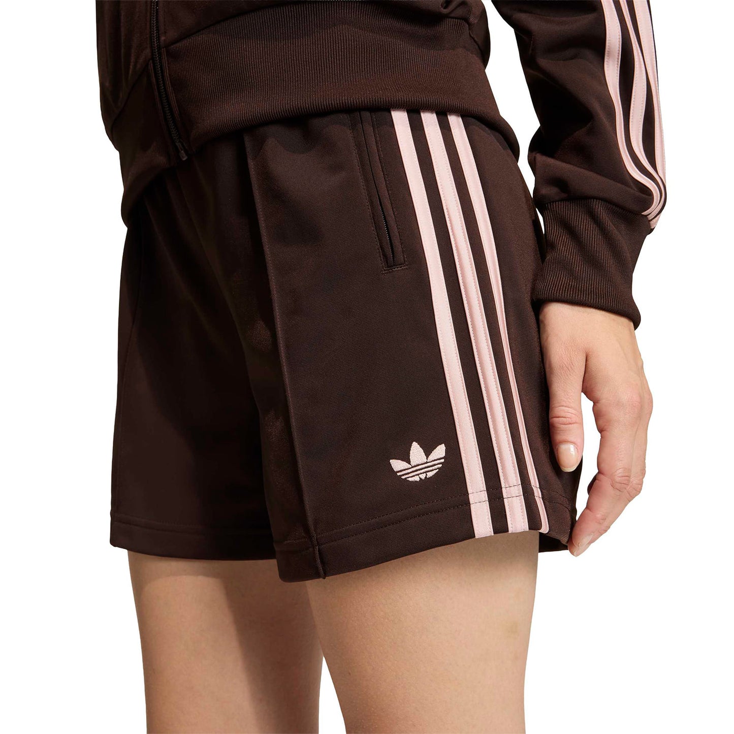 Adidas Originals Firebird Short Aurora Coffee/Sandy Pink - KD3672