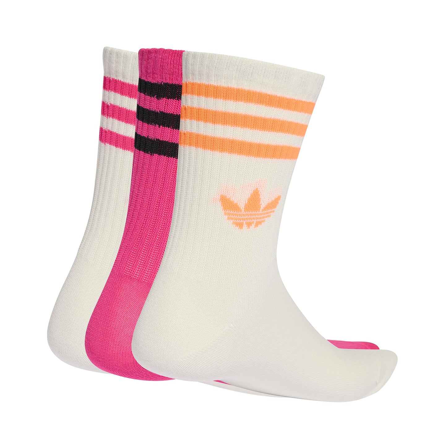 Adidas Originals 3S Crew S 3P Off White/Shock Pink - KD8254
