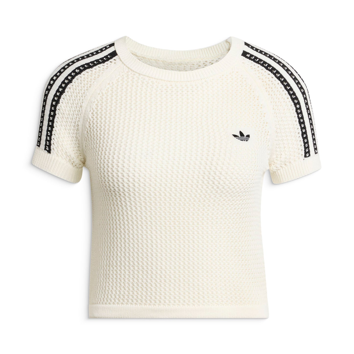 Adidas Originals Crochet Tee Off White - KE0200