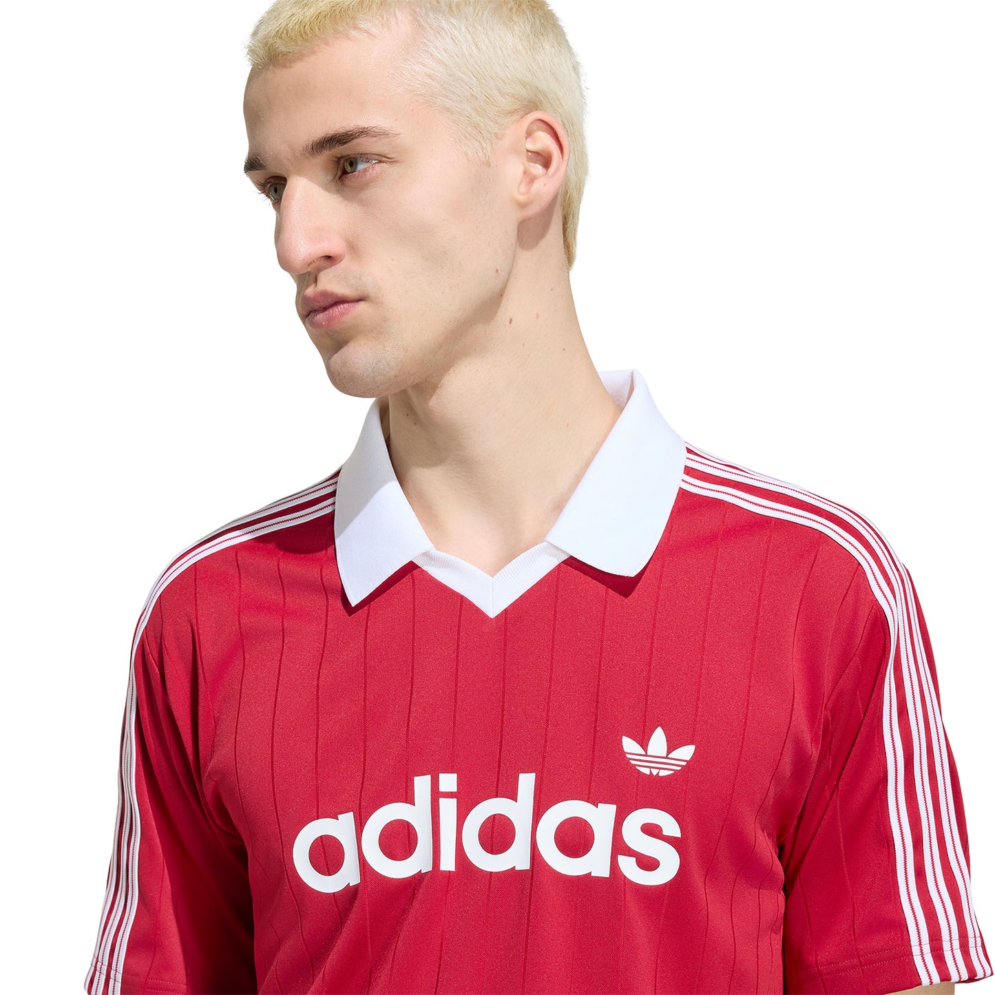 Adidas Originals Pinstripe Jersey Team Victory Red/White - KS7455