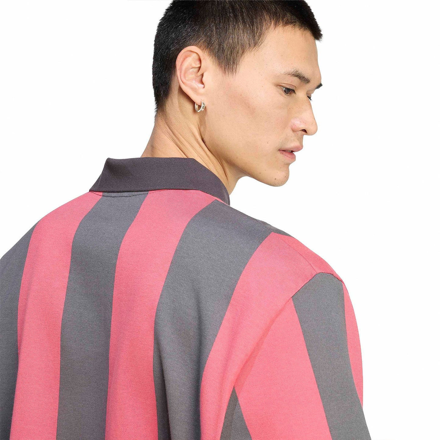 Adidas Originals Striped Polo Utility Black/Pure Ruby - KU9189