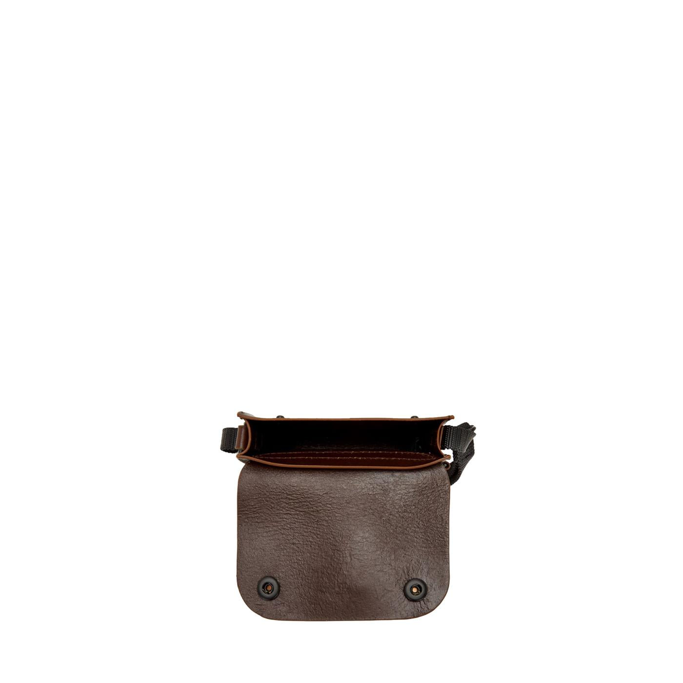 Fred Perry Burnished Leather Pouch Oxblood - L4331-158