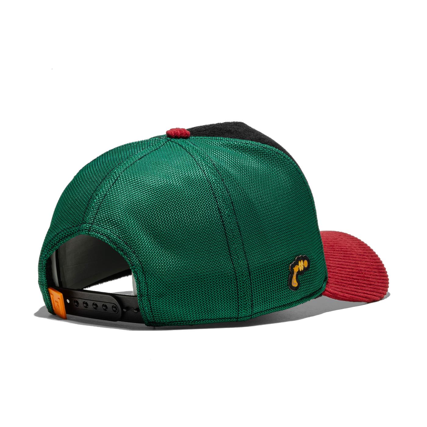 Capslab Looney Tunes Marvin Trucker Cap Black/Burgundy/Green  - LOO10_MAR