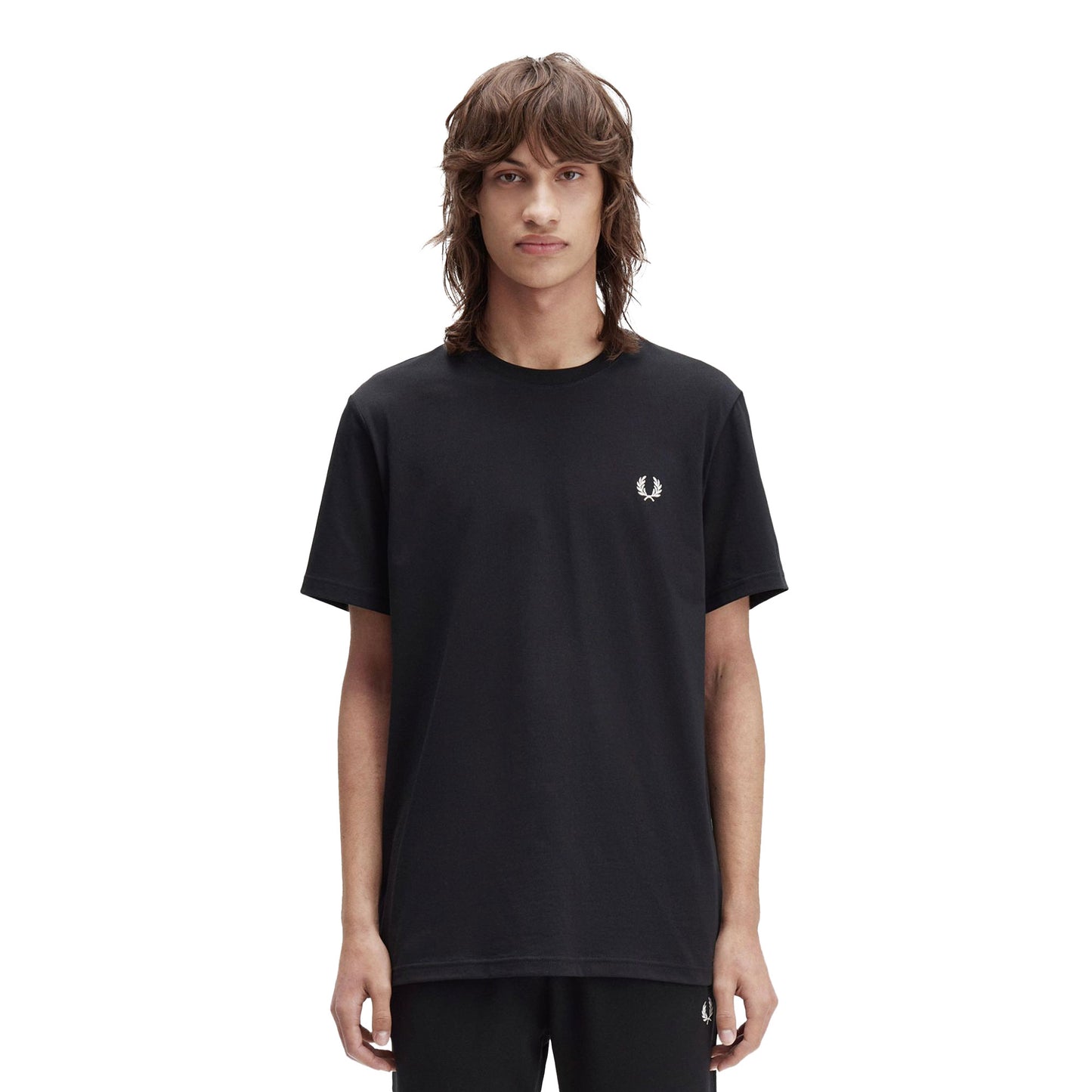 Fred Perry Bold Branding T-Shirt Black - M1303-102