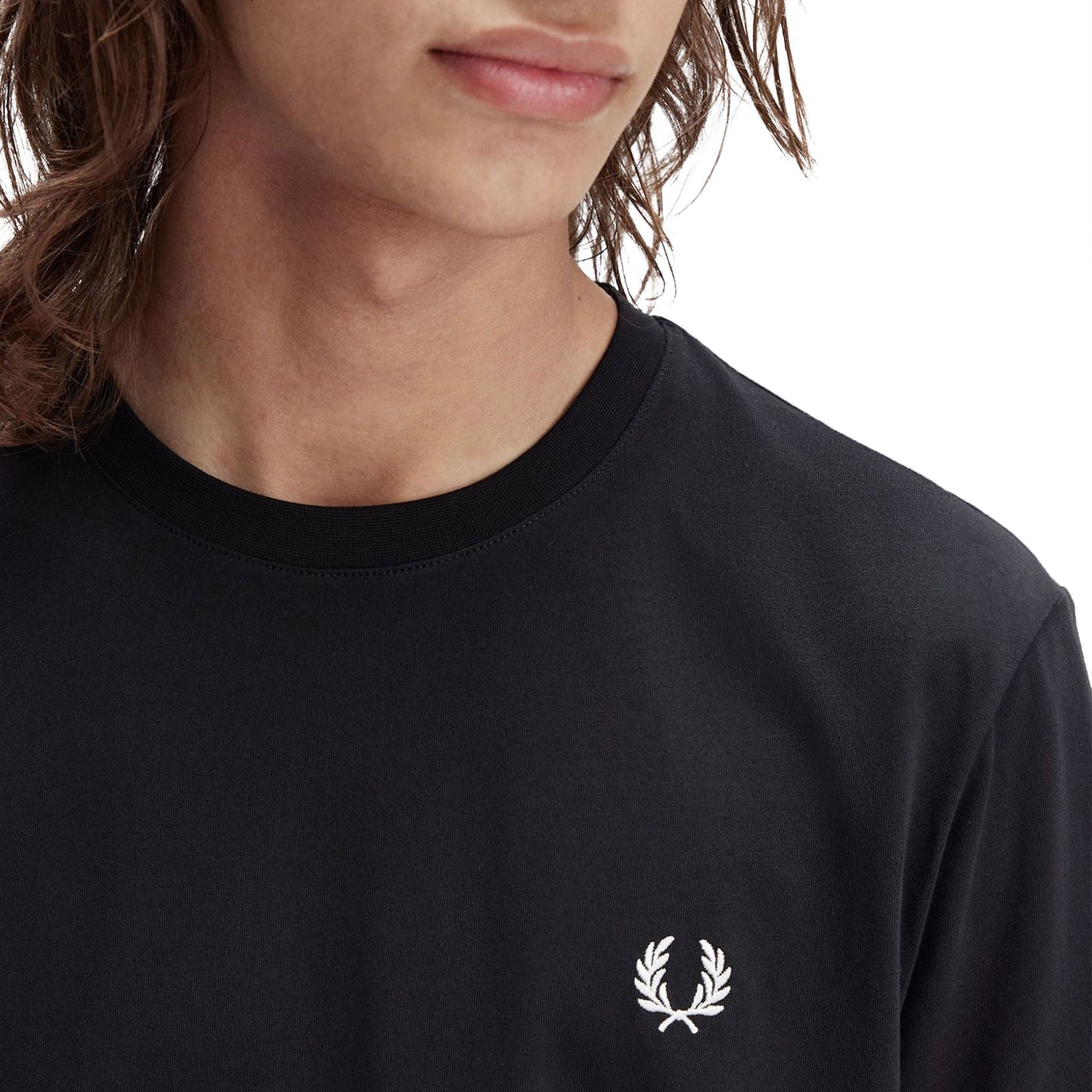 Fred Perry Bold Branding T-Shirt Black - M1303-102