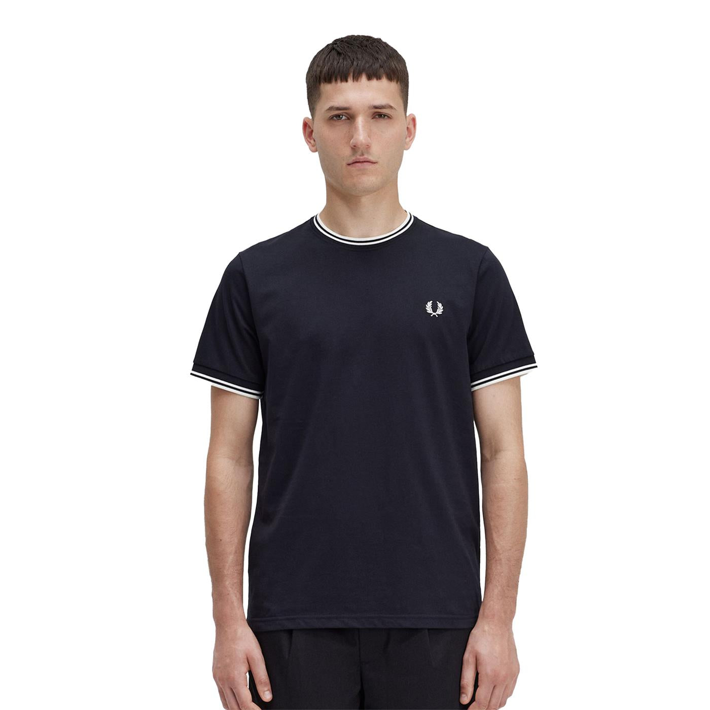 Fred Perry Twin Tipped T-Shirt Black - M1588-102