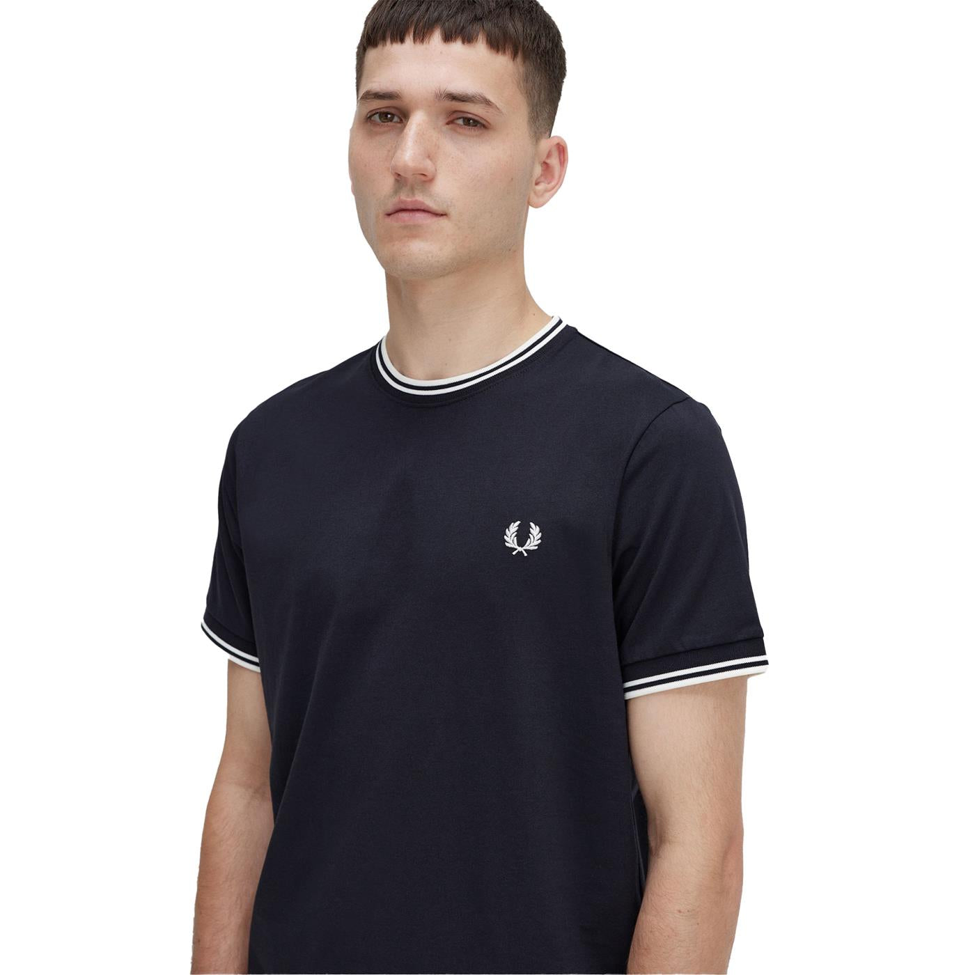 Fred Perry Twin Tipped T-Shirt Black - M1588-102