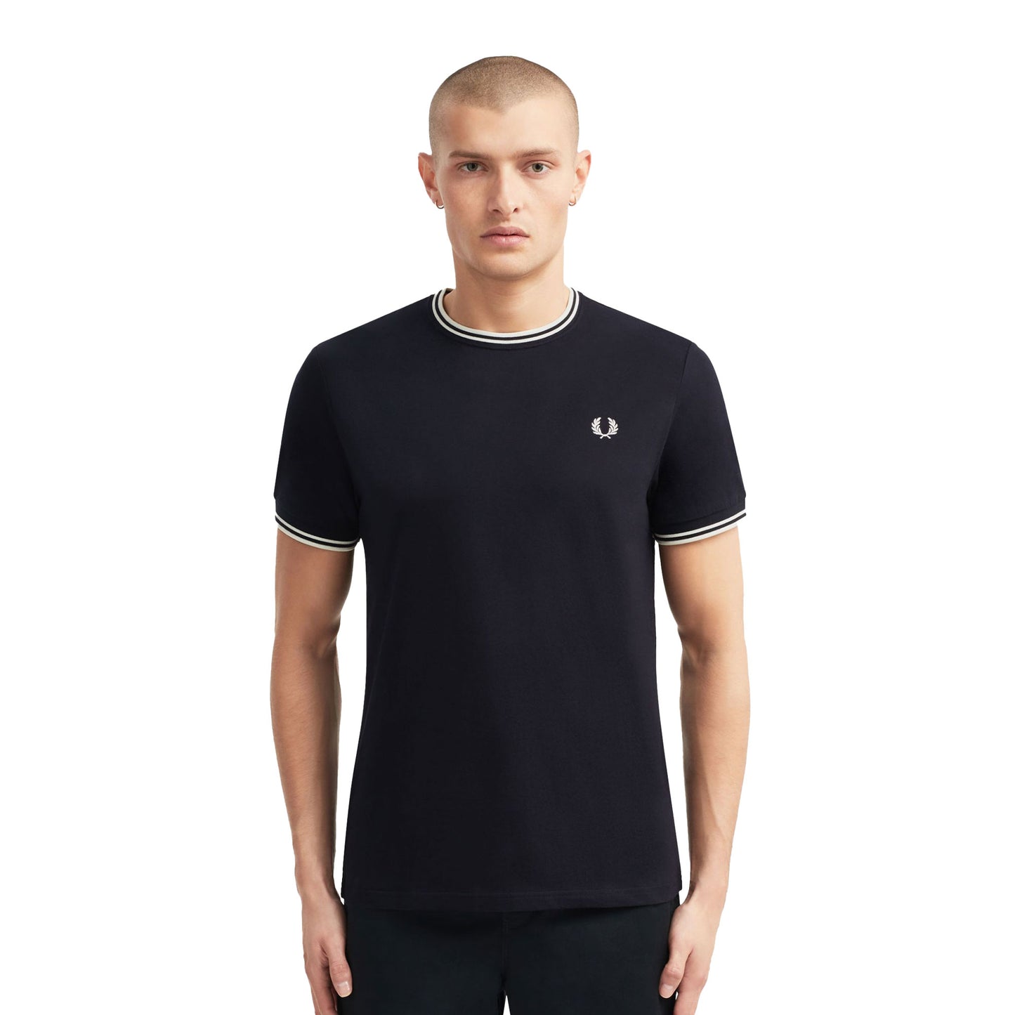 Fred Perry Twin Tipped T-Shirt Navy