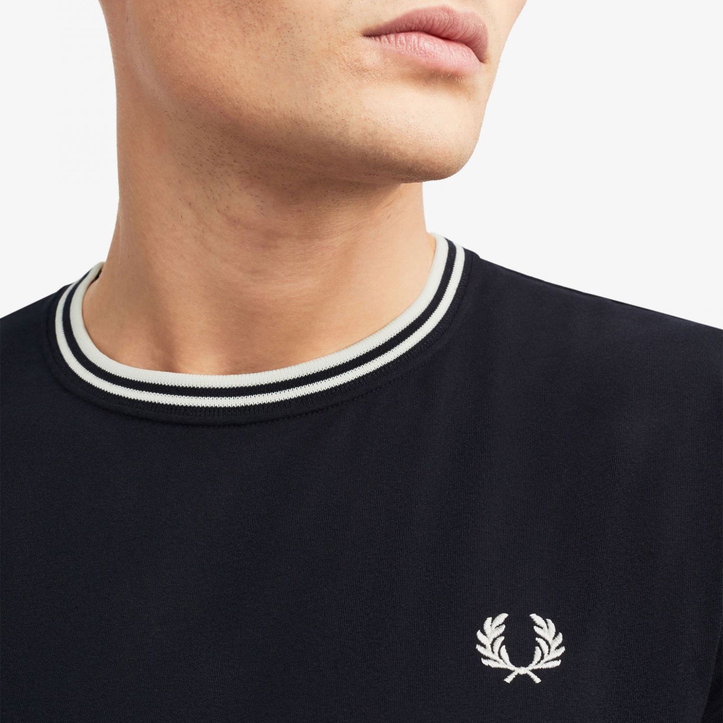 Fred Perry Twin Tipped T-Shirt Navy