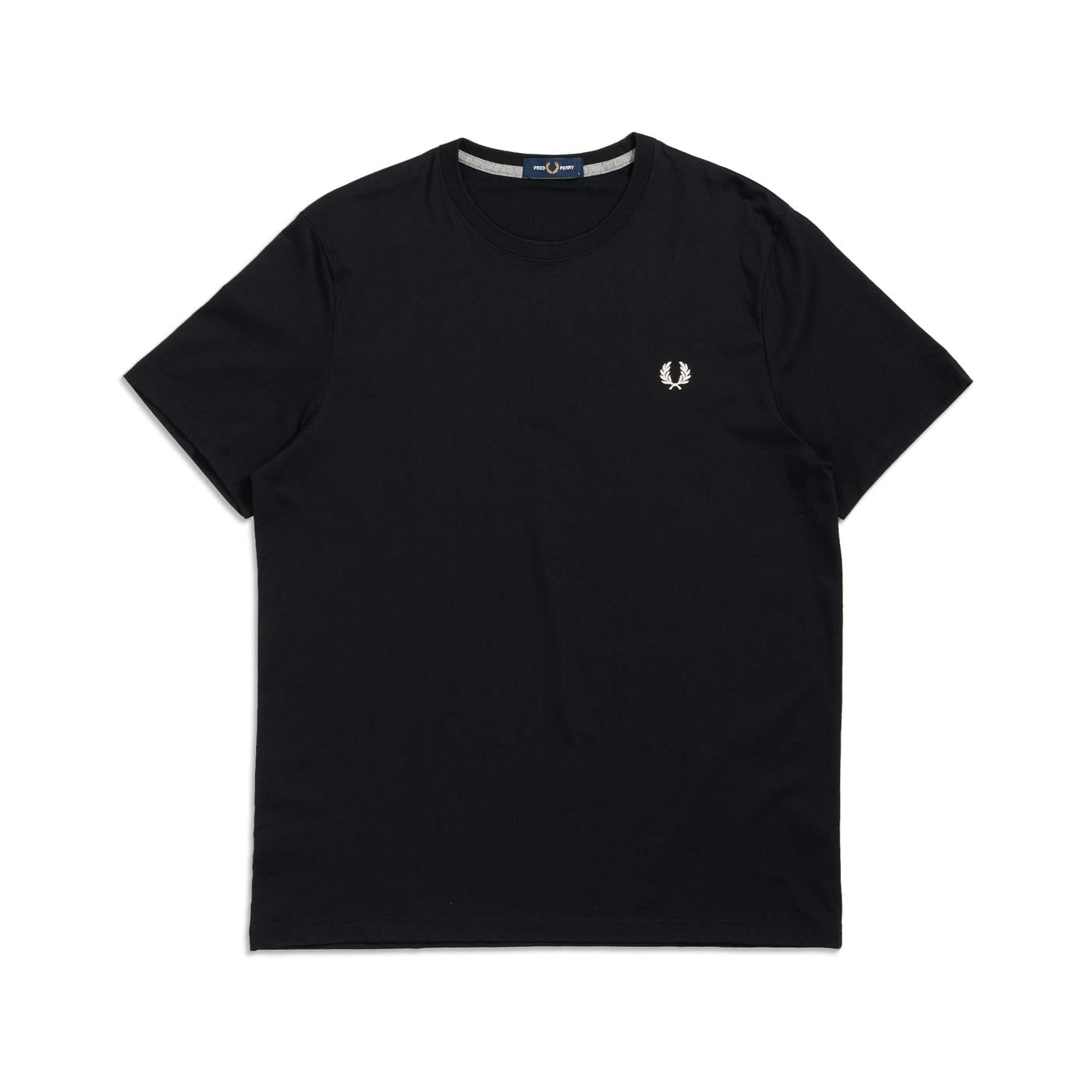 Fred Perry Crew T-Shirt Black - M1600-102