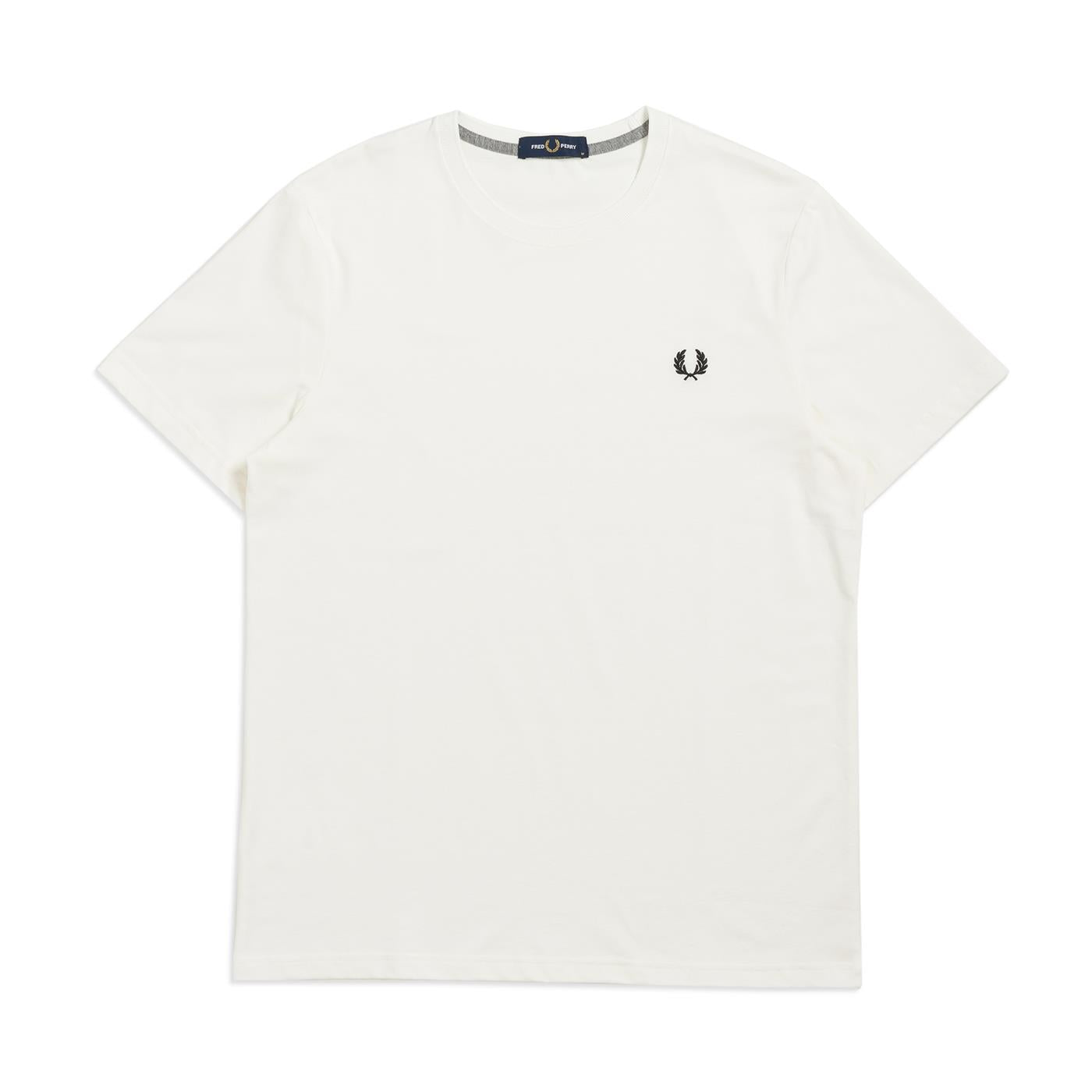 Fred Perry Crew T-Shirt Snow White - M1600-129
