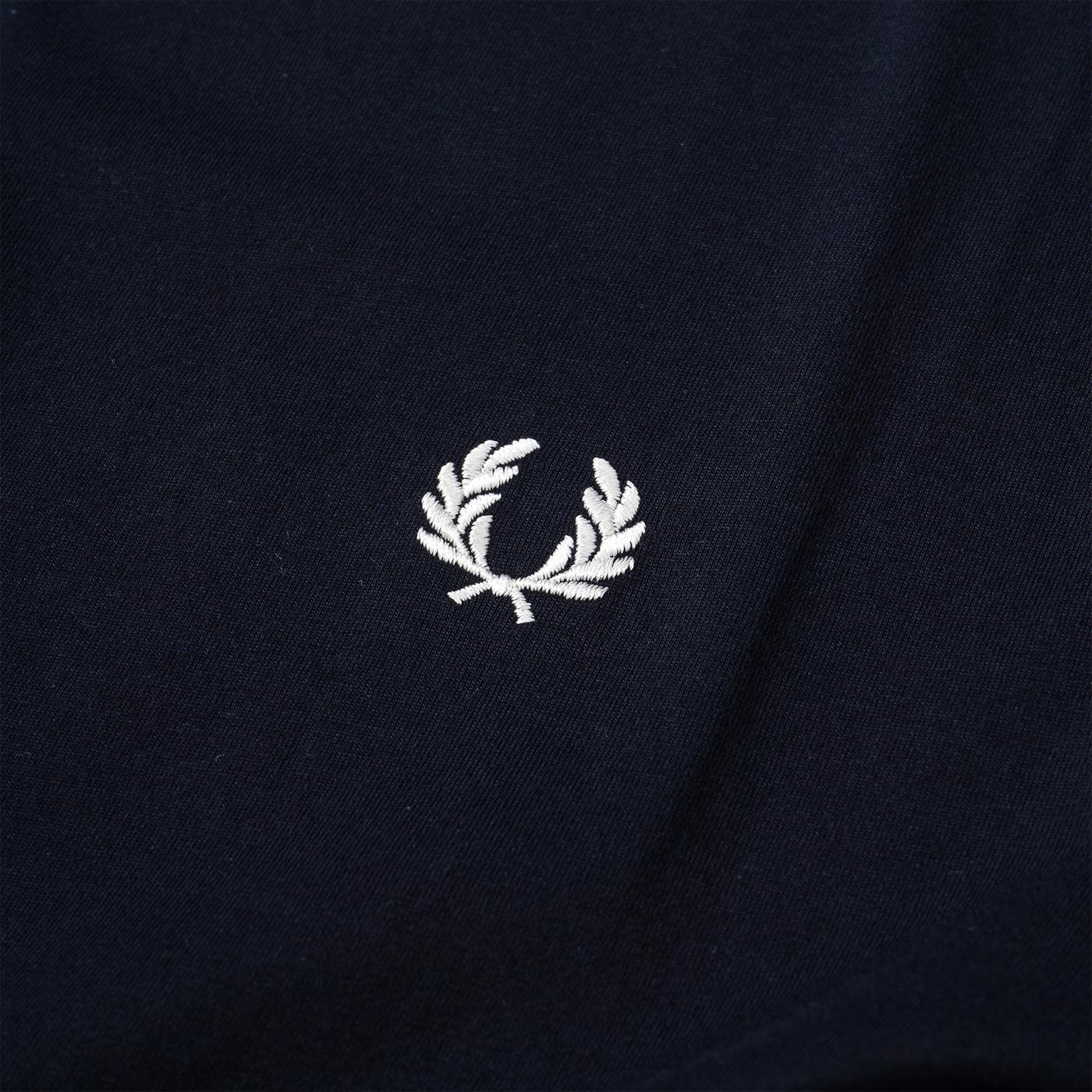 Fred Perry Crew T-Shirt Navy - M1600-608