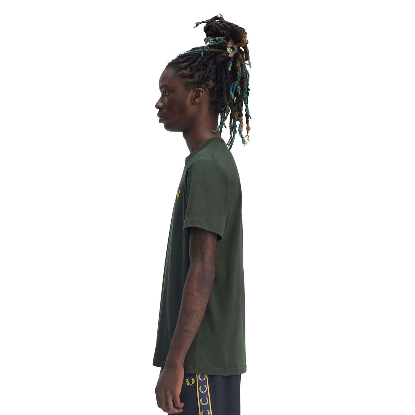 Fred Perry Crew Neck T-Shirt Court Green - M1600-X89
