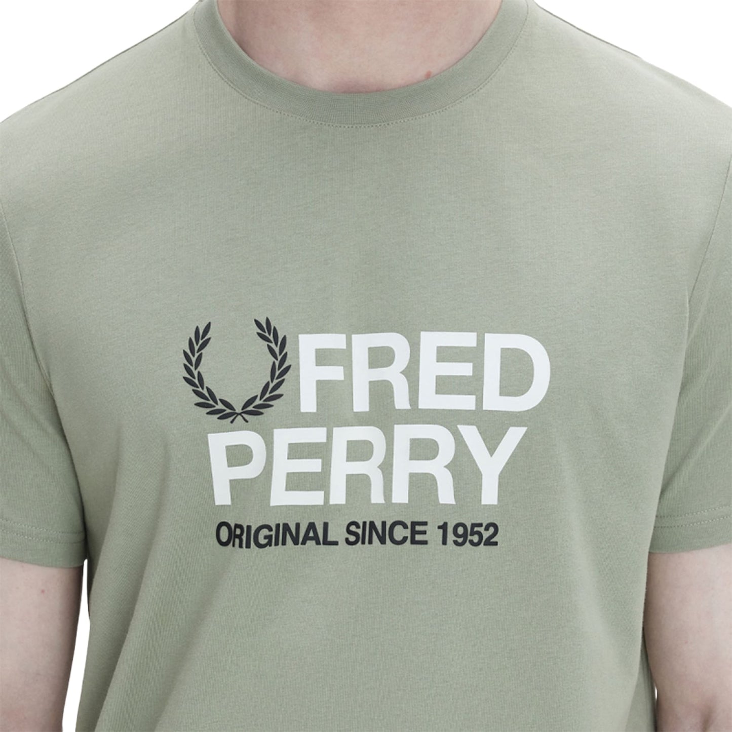 Fred Perry Original Graphic T-Shirt Seagrass - M2406-M37
