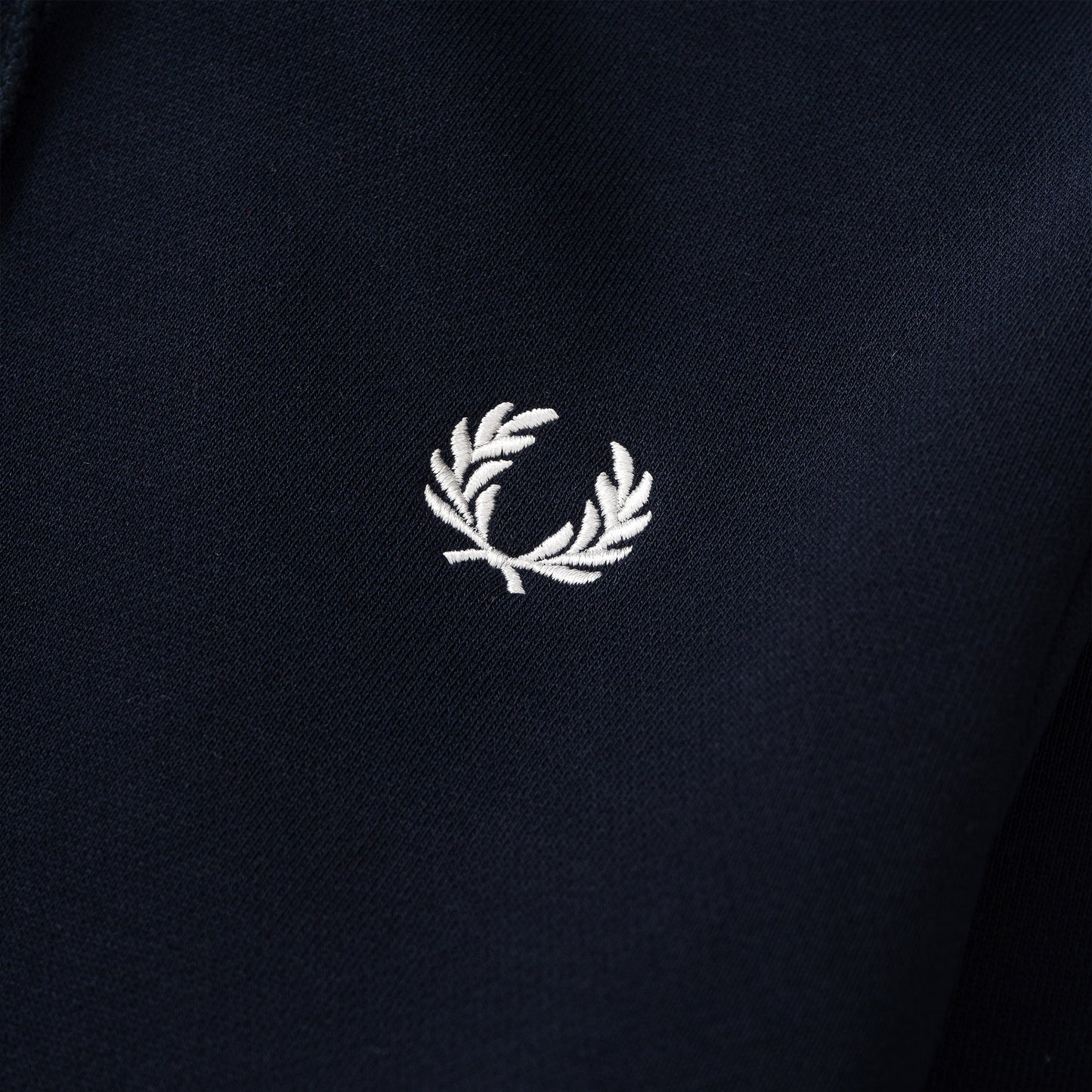 Fred Perry Tipped Hooded Sweatshirt Navy