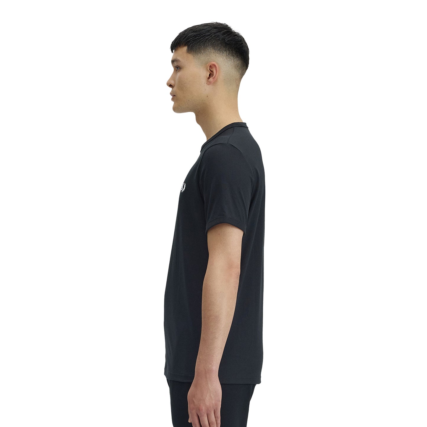 Fred Perry Ringer T-Shirt Black
