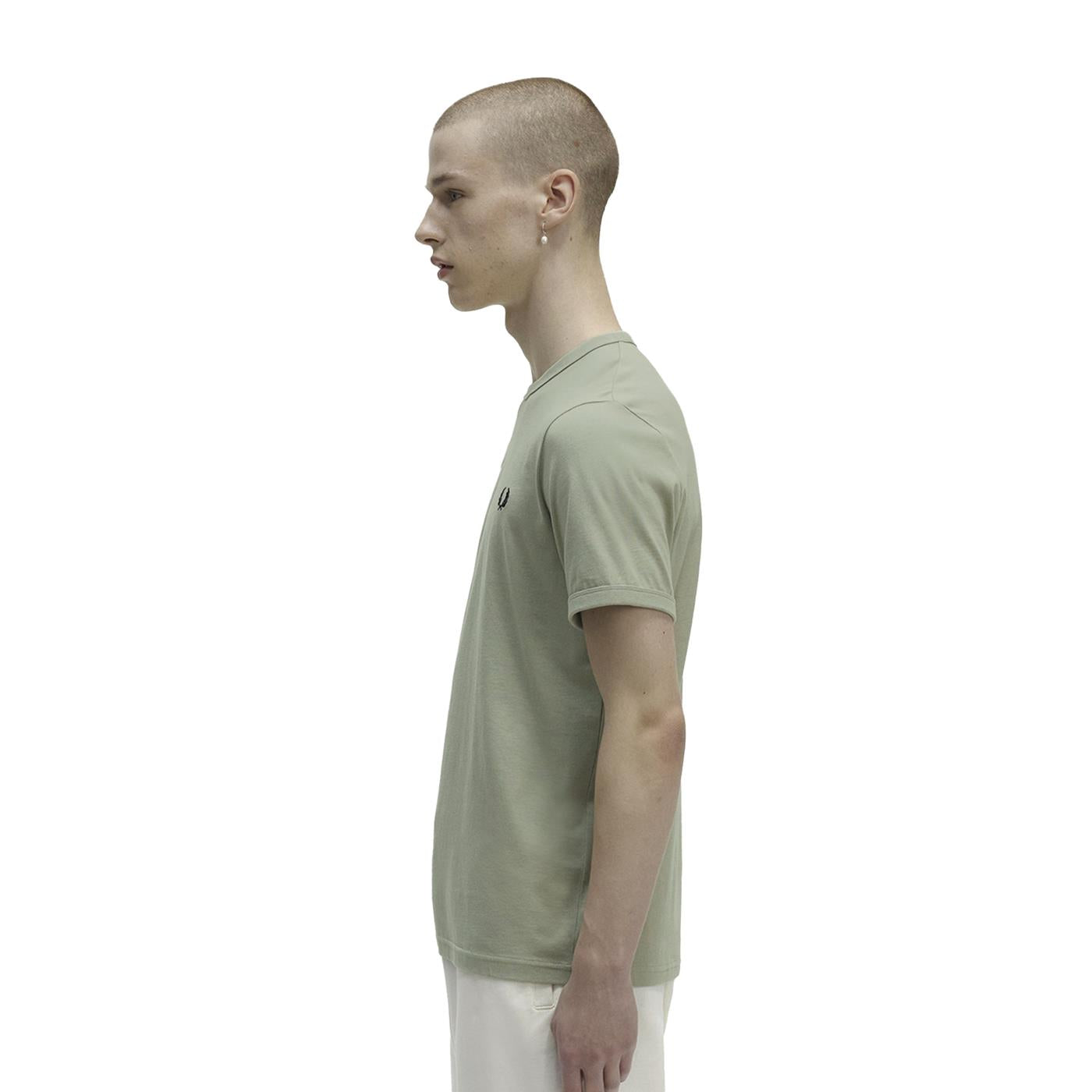 Fred Perry Ringer T-Shirt Seagrass - M3519-M37