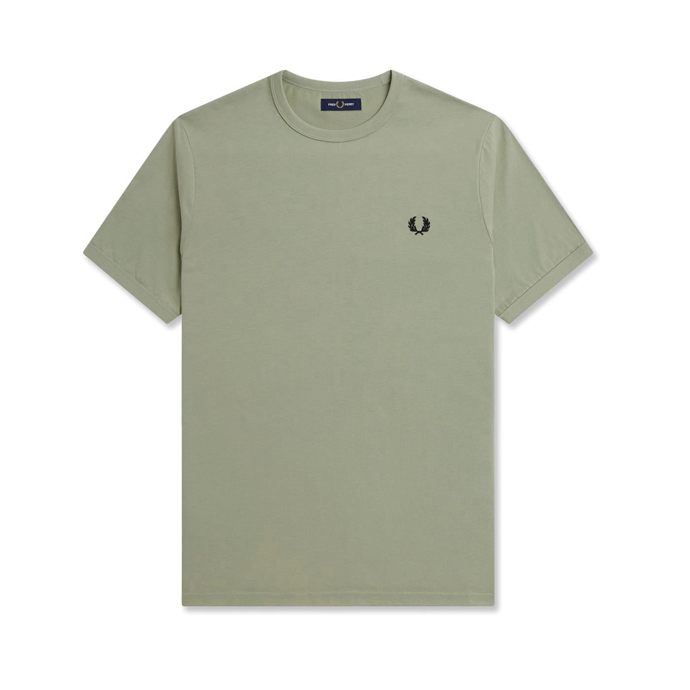 Fred Perry Ringer T-Shirt Seagrass - M3519-M37