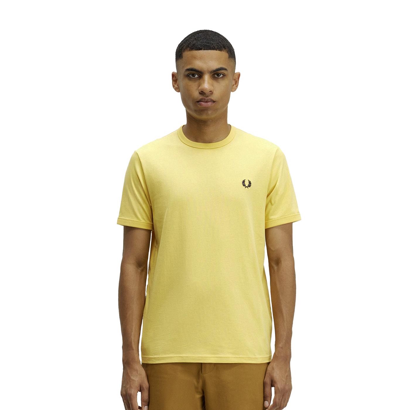 Fred Perry Ringer T-Shirt Golden Hour - M3519-P95
