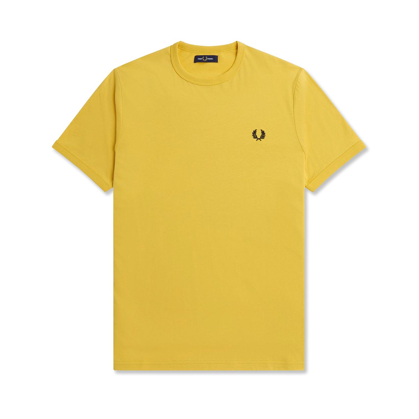 Fred Perry Ringer T-Shirt Golden Hour - M3519-P95