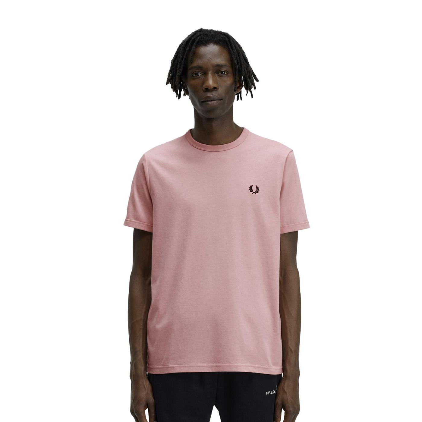 Fred Perry Ringer T-Shirt Chalky Pink - M3519-R51
