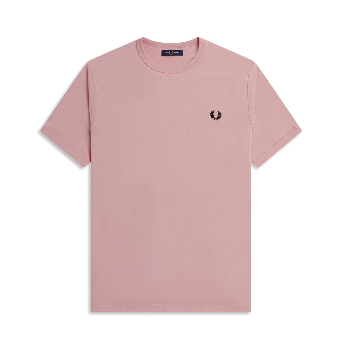 Fred Perry Ringer T-Shirt Chalky Pink - M3519-R51