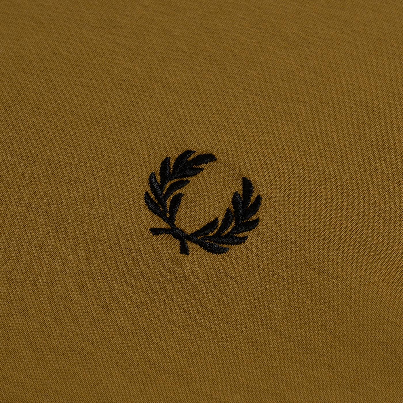Fred Perry Ringer T-Shirt Dark Caramel - M3519-S81